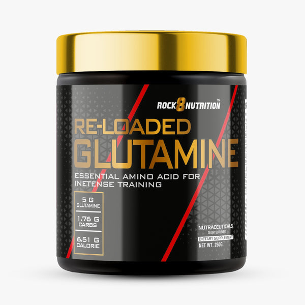Rock8 Nutrition Re-loaded Glutamine Powder 250g